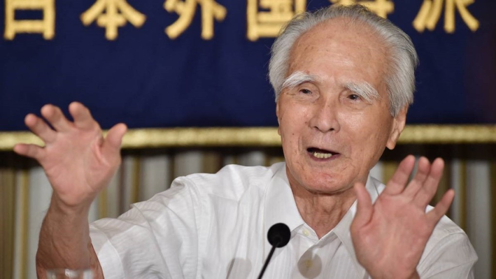 日本前首相村山富市去世。法新社