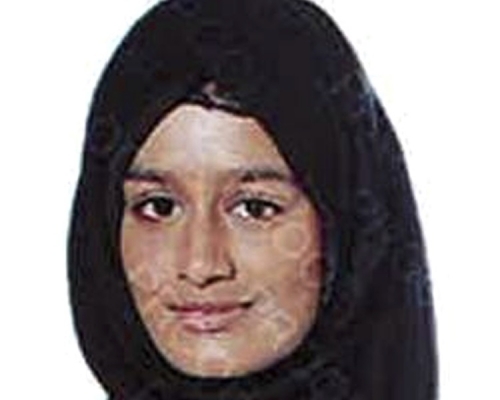 投靠伊斯蘭國的英國女子貝居姆（Shamima Begum）。AP