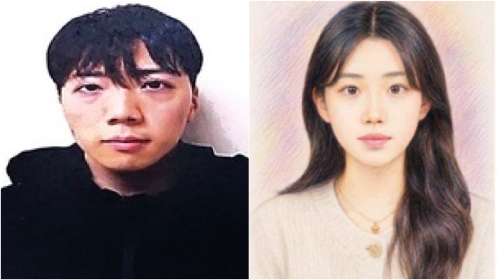 疑犯张允基（左）涉奸杀女高中生李彩媛，调查小组被揭循私灭证。  光州地方警察厅、光州全南哀悼团体