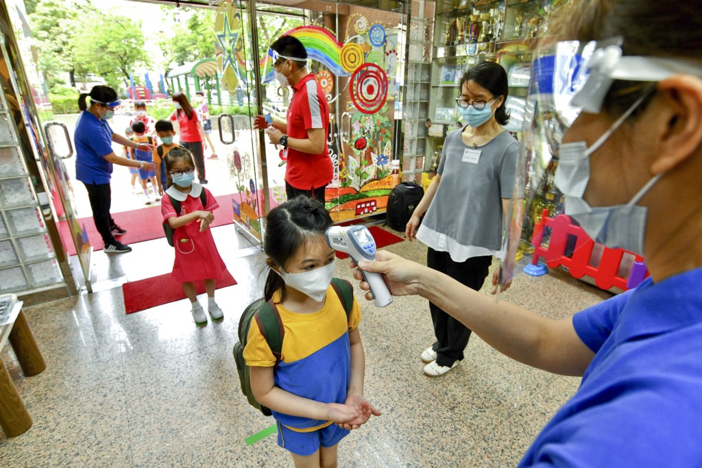 由3月16日起，全港所有學童回校不需再量度體溫。（資料圖片）