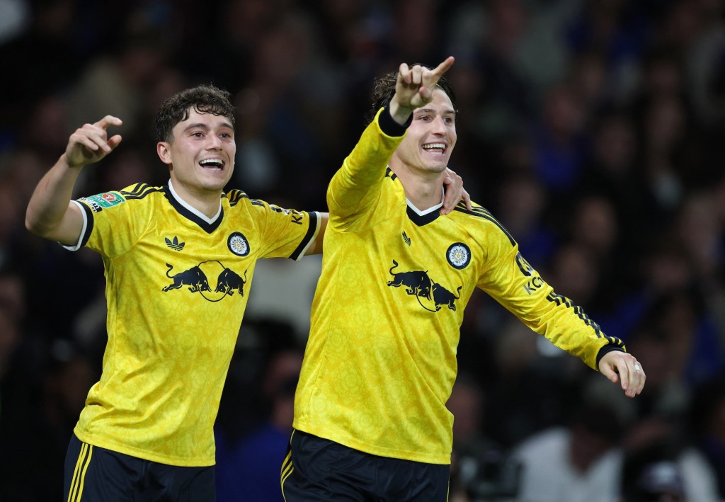 列斯聯一度領先2：0。路透社
