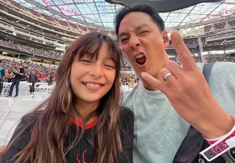 吴彦祖女儿Raven 12岁。