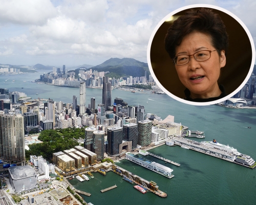 行政長官林鄭月娥稱本港或進入技術性經濟衰退,全年或出現負增長。 資料圖片