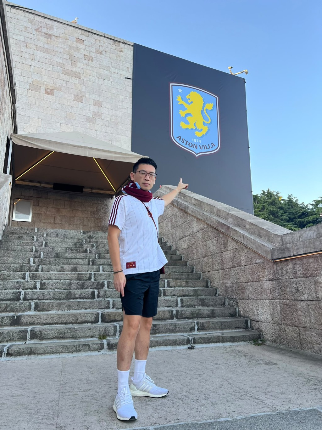 阿士東維拉香港官方球迷會會長KIDD。 阿士東維拉香港官方球迷會會長KIDD。
