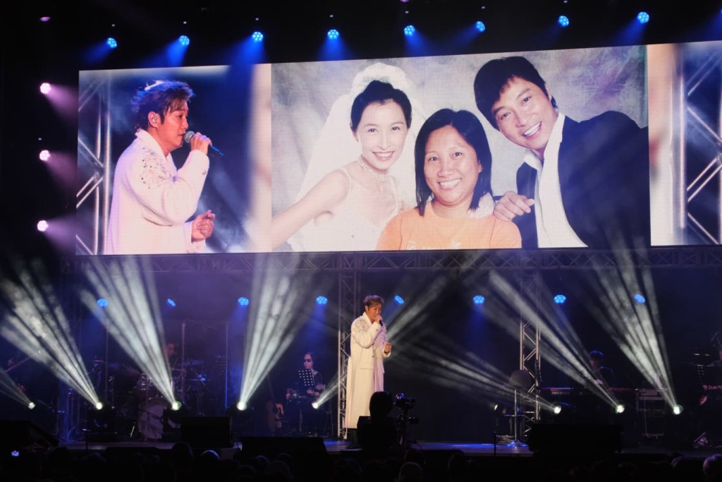 譚耀文與郭藹明。 譚耀文與郭藹明。