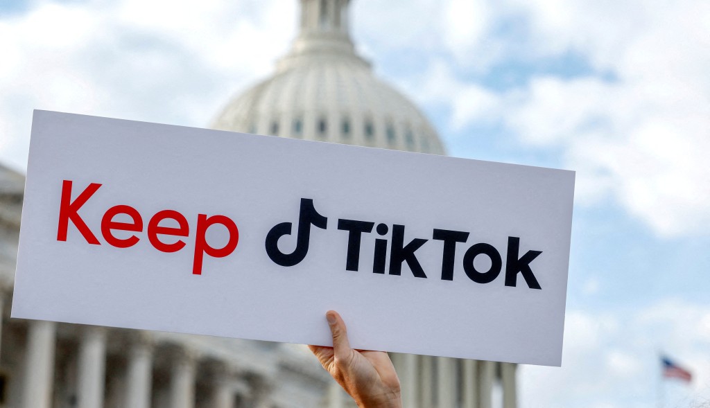 美國大批網紅要求保留TikTok。路透社