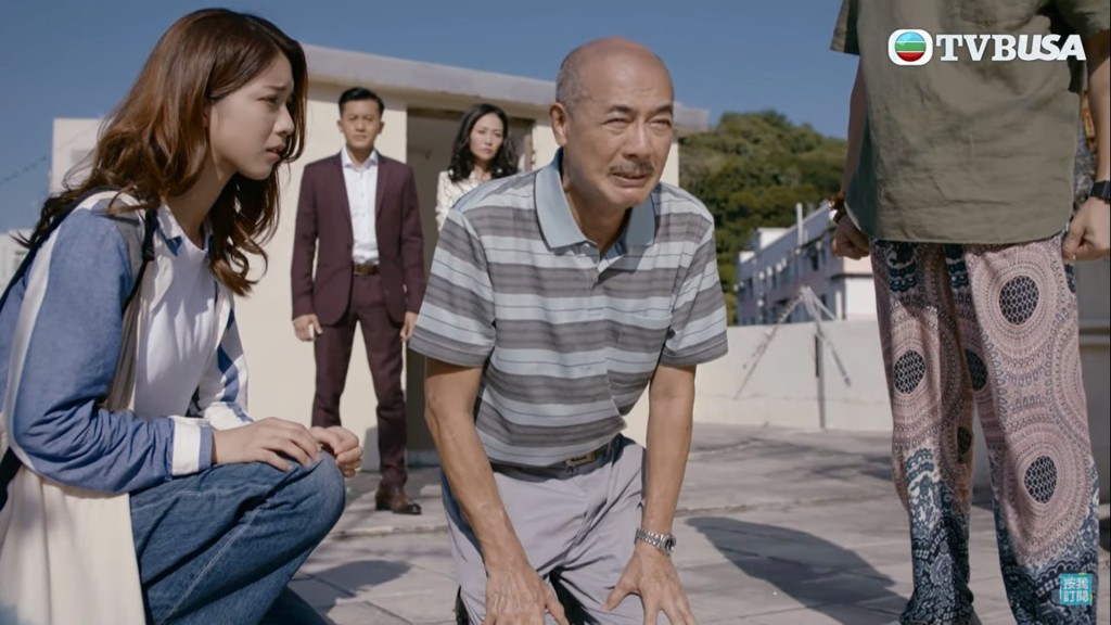 李成昌在《异搜店》天台爆喊的戏份，亦是TVB剧的经典场口之一。