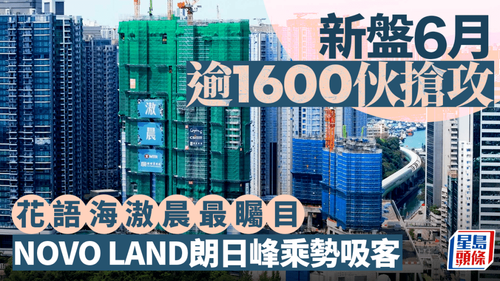 新盤6月逾1600伙搶攻 啟德花語海、黃竹坑滶晨最矚目 NOVO朗日峰乘勢吸客