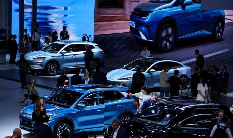 歐盟向中國產的電動車加徵反補貼關稅，引起爭議。路透社