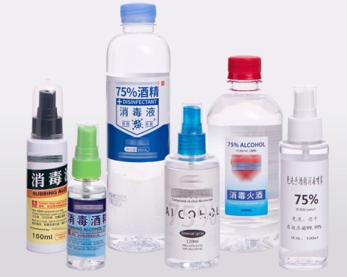 六款含甲醇消毒酒精。消委會圖片