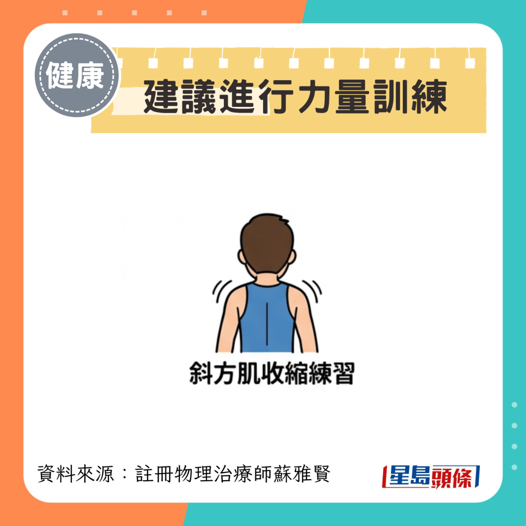 建议进行力量训练