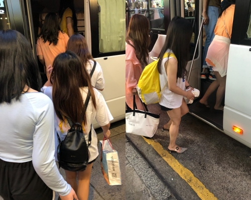 被捕女子現正被扣留調查,稍後將交由入境事務處跟進。 警方提供