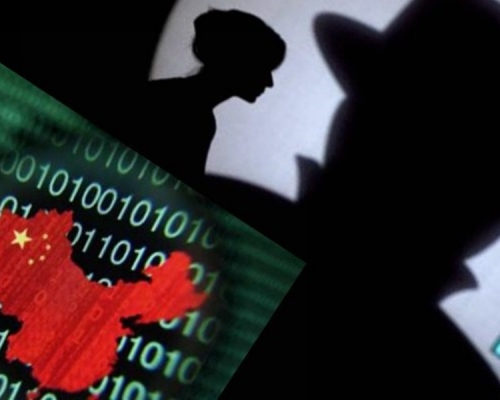 内地漫画宣传防间谍，警告女公务员严防美男计。网上图片