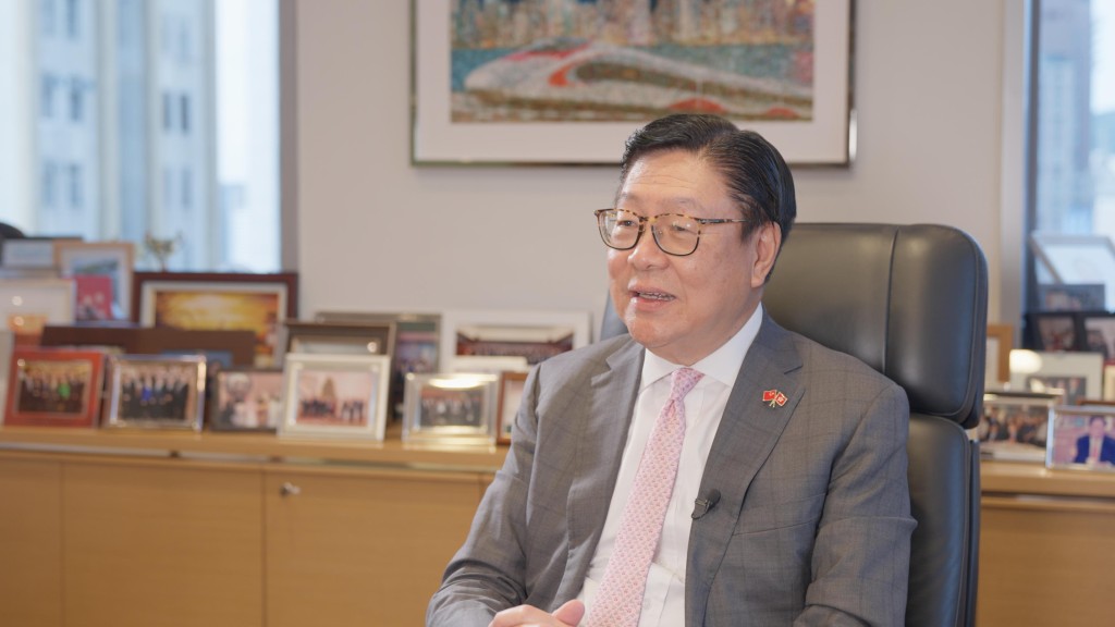 貿發局主席馬時亨。 貿發局主席馬時亨。