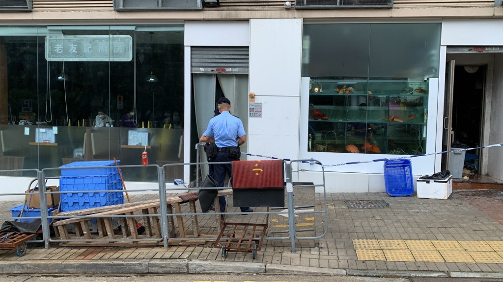 警方到場調查。