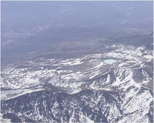 白根山的火山噴發警戒已提升到2級。