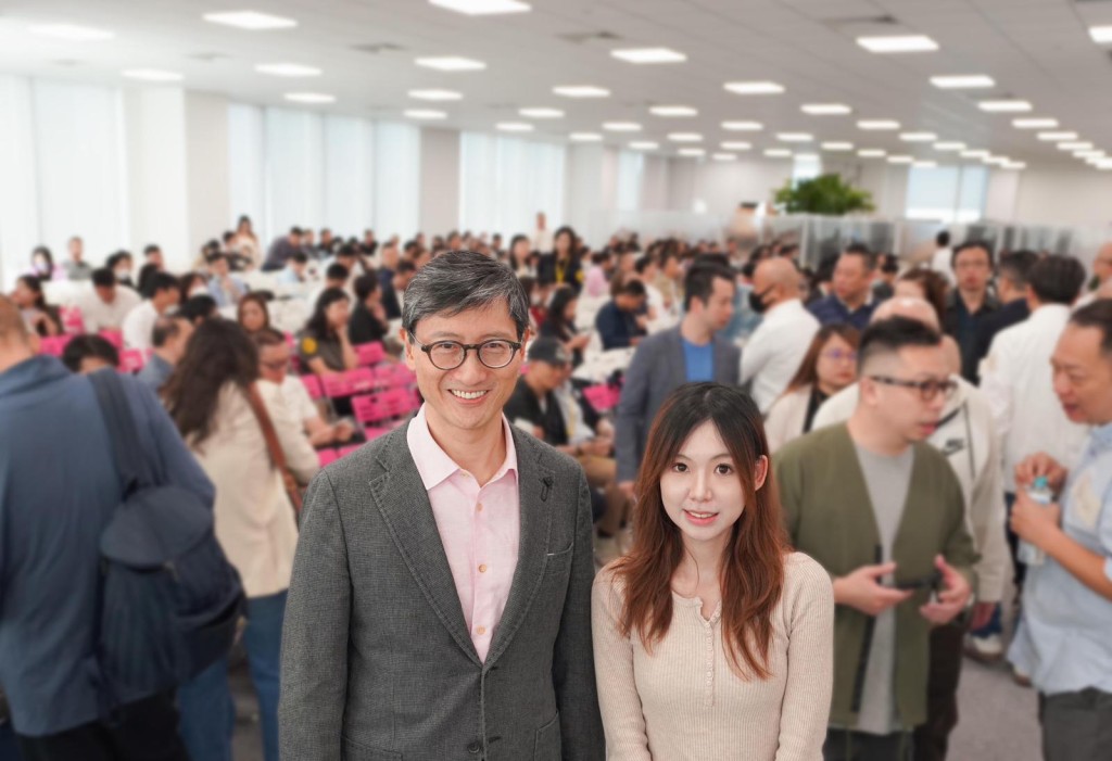 韓家輝表示,對項目銷情非常滿意,用家佔約65%,投資者佔約35%。 韓家輝表示,對項目銷情非常滿意,用家佔約65%,投資者佔約35%。