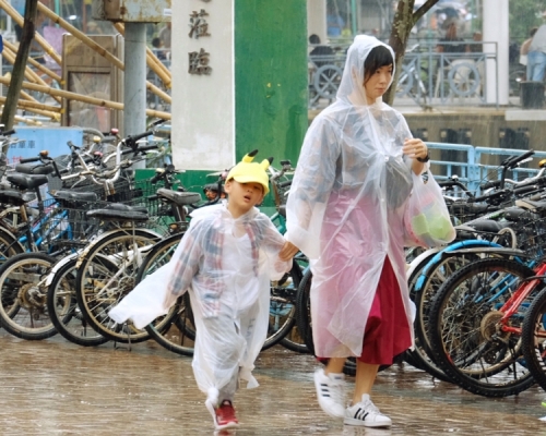 三號熱帶氣旋警告信號現正生效。資料圖片