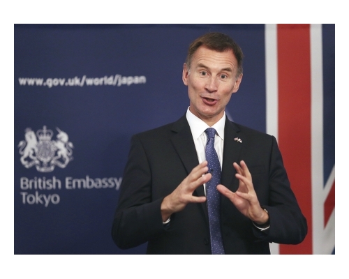 英國外交大臣侯俊偉。AP
