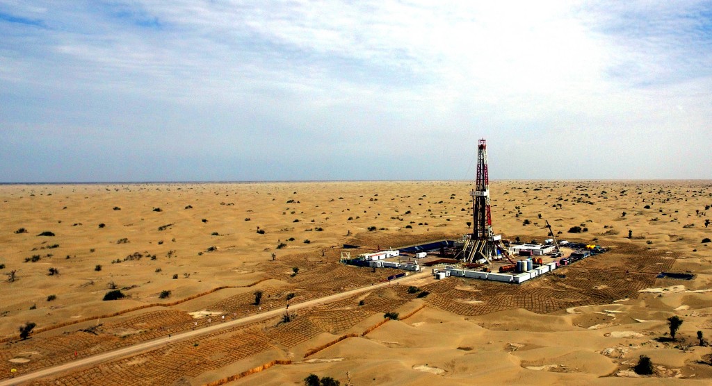 新疆顺北油气田特深油气井。