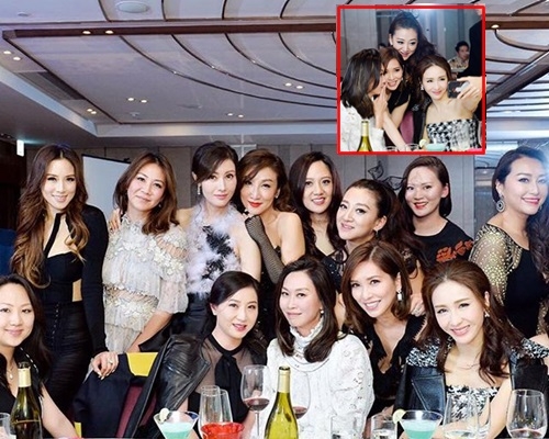 城中闊太聚會,徐子淇、李嘉欣、黎姿等身在其中。