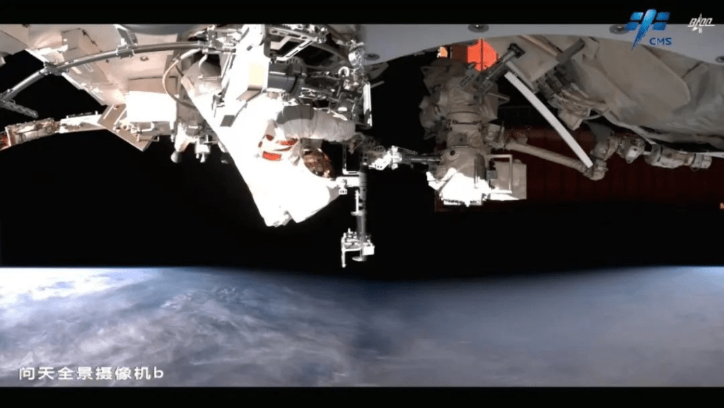 神舟十五號太空人乘組第二次出艙活動。