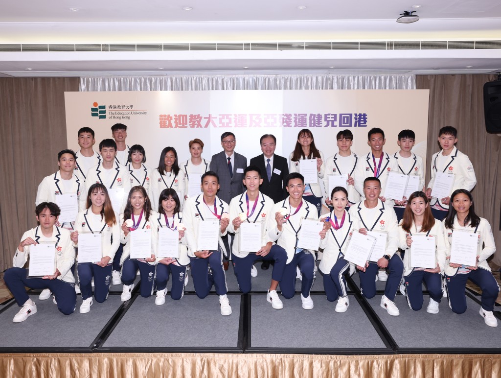 教大今届共有50名学生或毕业生前往杭州作赛。
