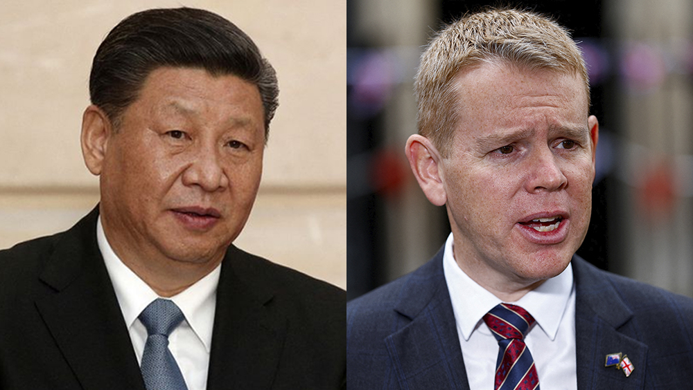 紐西蘭總理希普金斯宣布周日起訪華,將晤習近平。路透圖