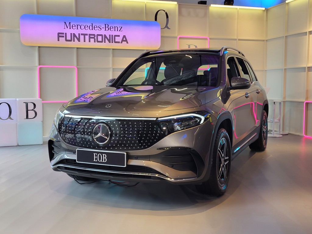 平治Mercedes-Benz EQB250+是市場上少數配有7座位的電動SUV，「一換一」車價HK$542,000起