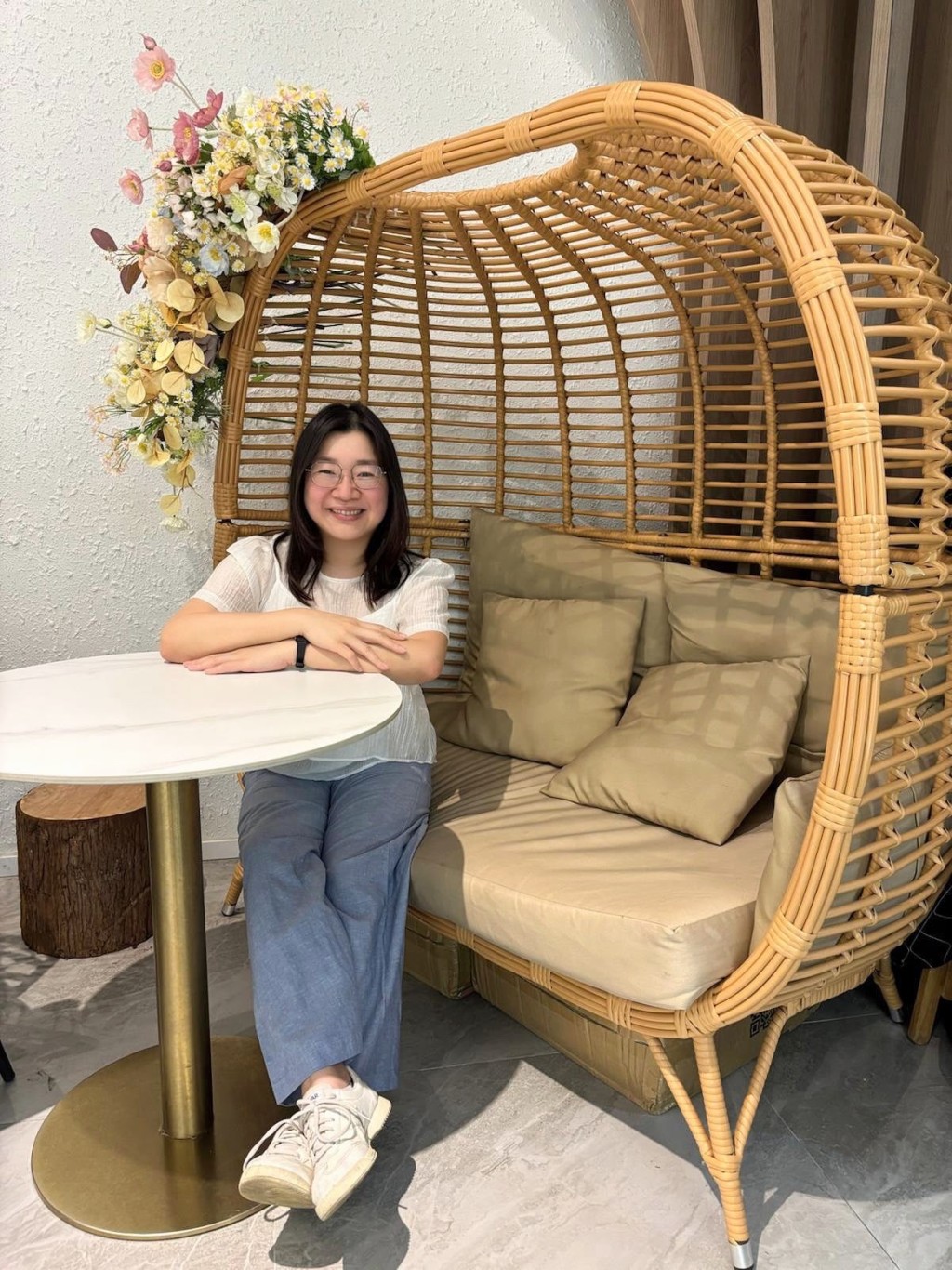 博思会中文老师施玉妹（图片来源：受访者提供）