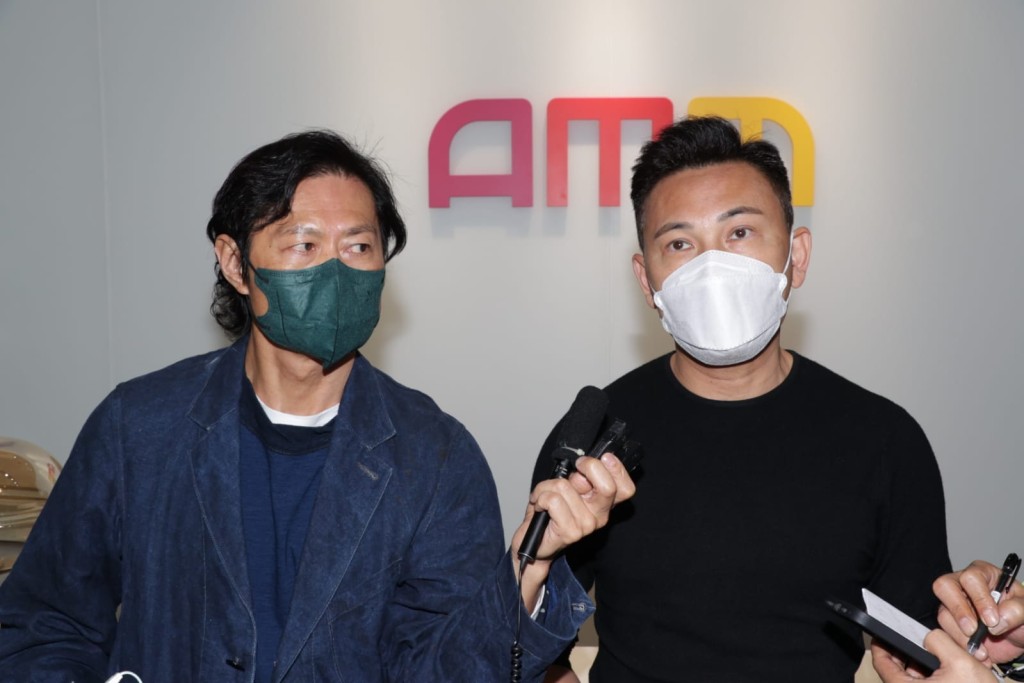 林文龍（右）話亞洲心動娛樂今年或會製作綜藝節目。