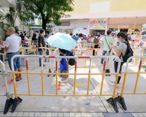 4間臨時檢測中心暫定開放至本周五(16日)。資料圖片