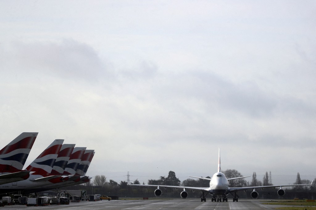 希斯路機場公司預計耗資490億英鎊建第三條跑道。路透社