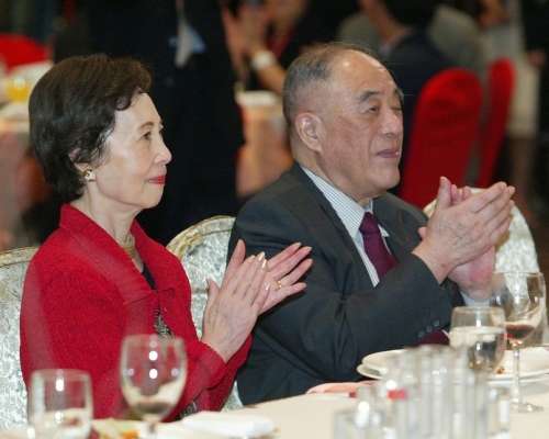 唐翔千、遺孀唐尤淑圻。資料圖片