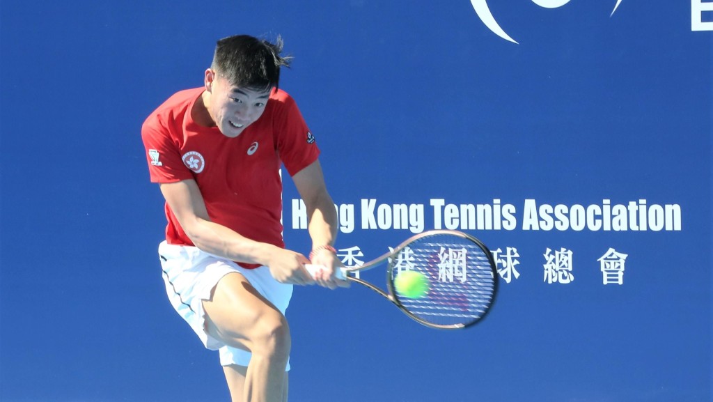 黃澤林是香港頭號網球手。 資料圖片