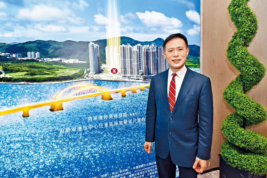 信和田兆源表示,康城區一鐵一橋,將打通交通網絡。