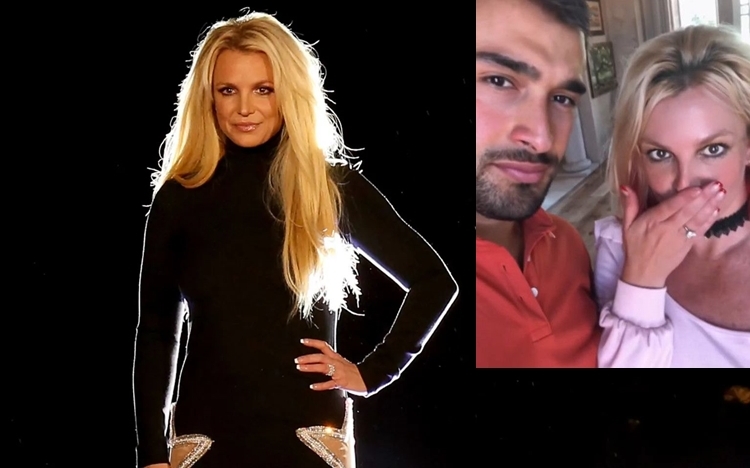 Britney最近人逢喜事精神爽。