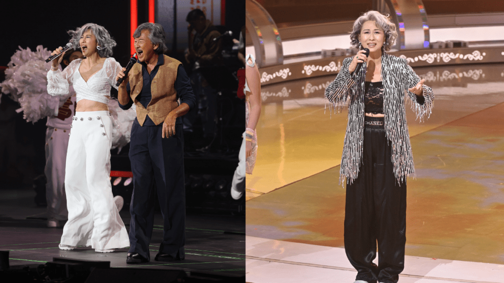 林子祥葉蒨文機場被野生捕獲  行李車上「紅白藍」引起熱議  名牌袋被誤當10元貨色