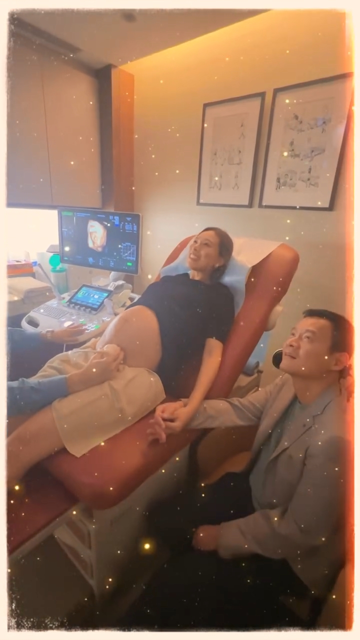 好期待女兒來臨。 好期待女兒來臨。