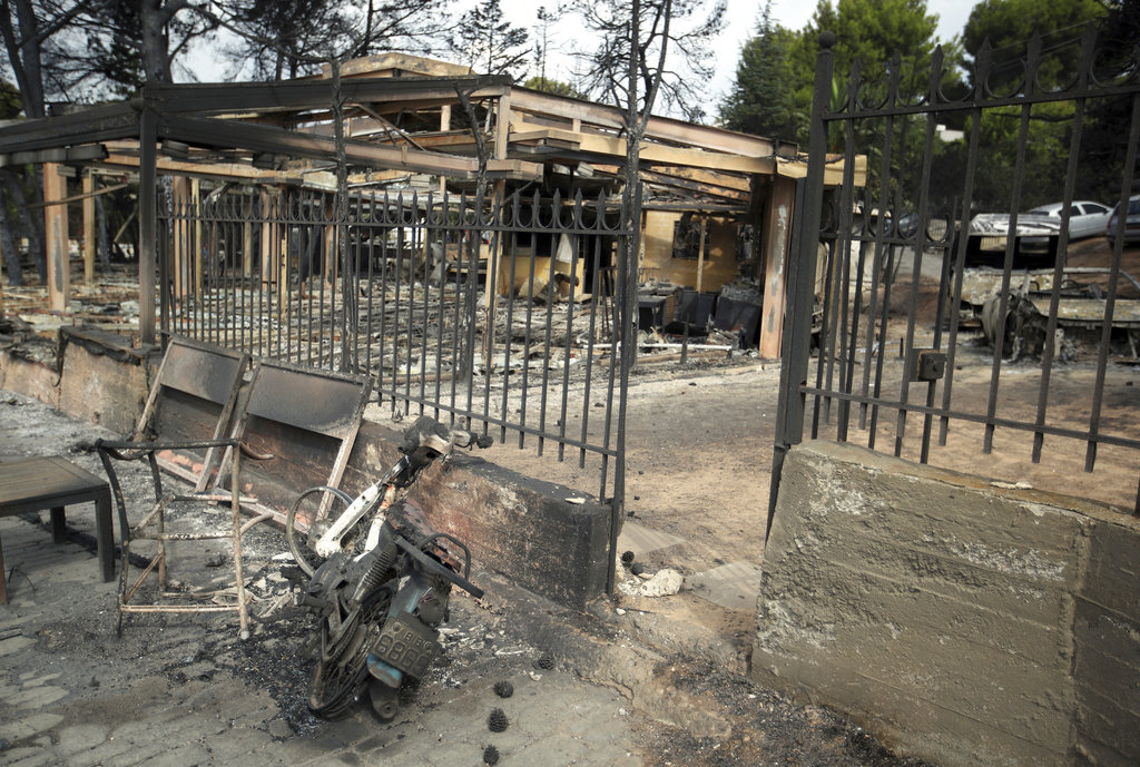 居民家园尽毁。AP