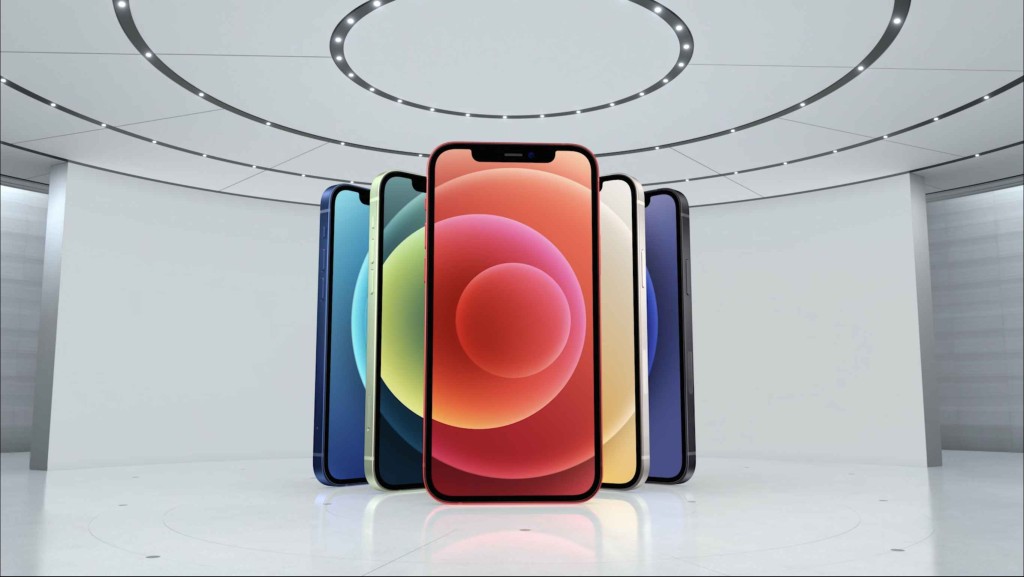 ●iPhone 12備有藍、綠、PRODUCT(RED)、白及黑五種機身顏色選擇。