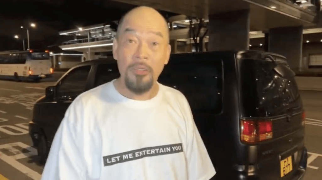 被問到有否在車禍中受傷，葛民輝打趣道：「如果有嘢就唔喺度喇！」蔡楚輝攝