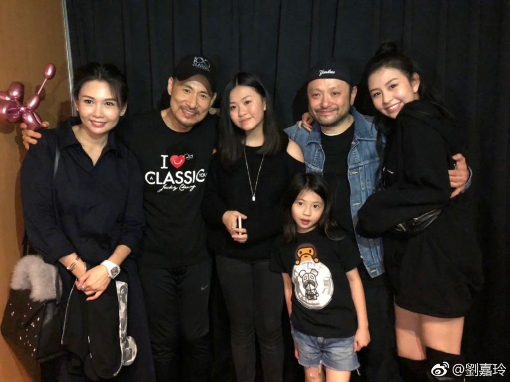 2018年，邱淑贞全家去张学友演唱会撑场。