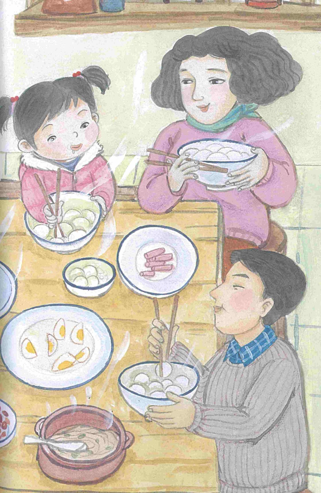 《中国传统美食文化故事》插图。