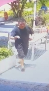 失蹤男子最後現身時衣著。警方圖片