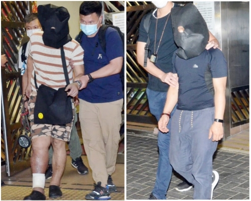 警方拘捕兩名男子。