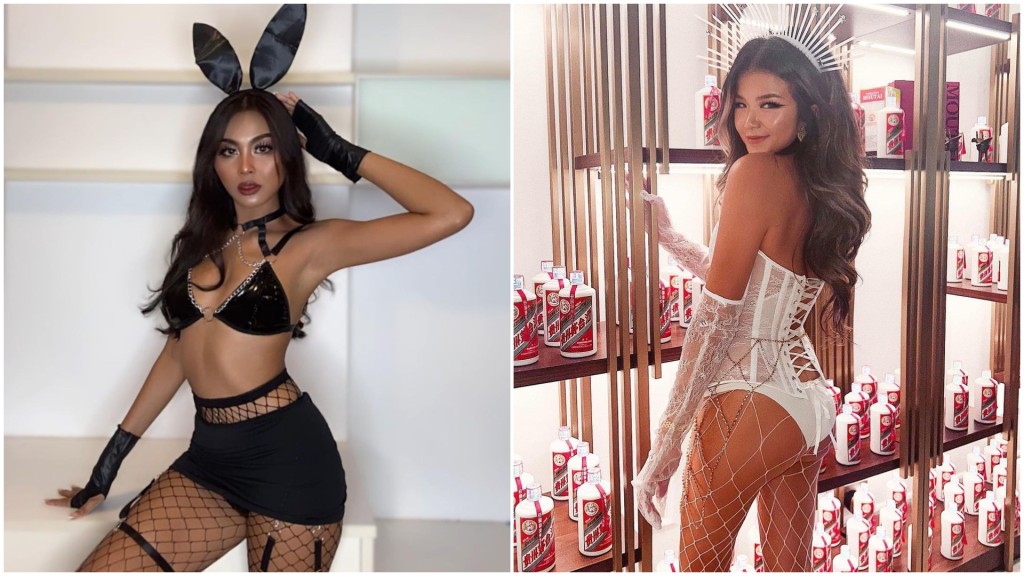 萬聖節網紅女星性感無極限 魚網絲襪谷胸兔女郎晒驚人上圍美腿挑戰露肉底線