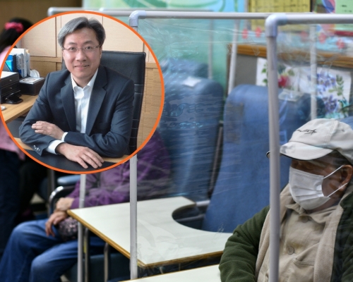 安老服務協會主席陳志育(細圖) 表示大部分院舍未來2星期大部分探訪時段已滿額。資料圖片