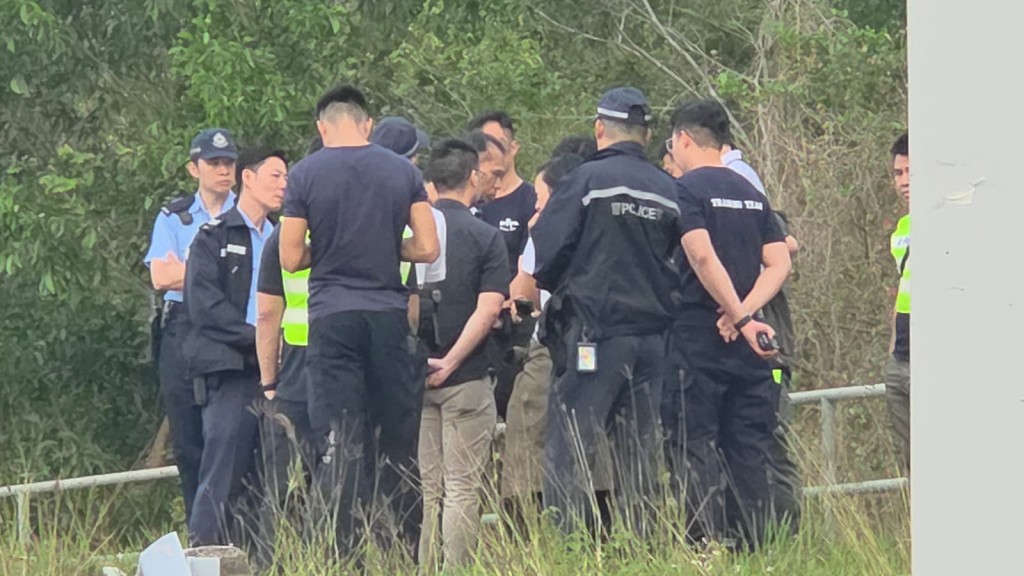 警方在北大嶼山公路往機場方向近收費廣場截查一輛私家車。