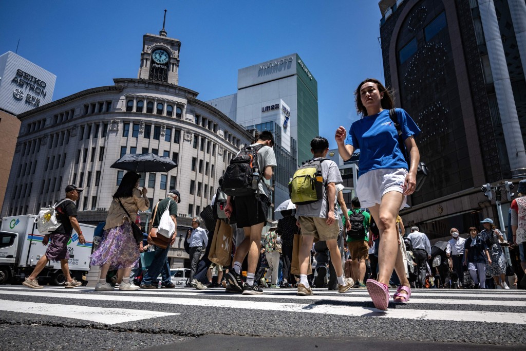 美國關稅預計將對日本經濟增長造成壓力，經濟學家預測未來日本經濟將放緩。法新社
